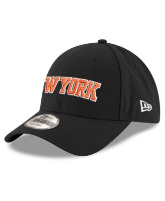 Big Boys and Girls  Black New York Knicks Wordmark Adjustable Hat