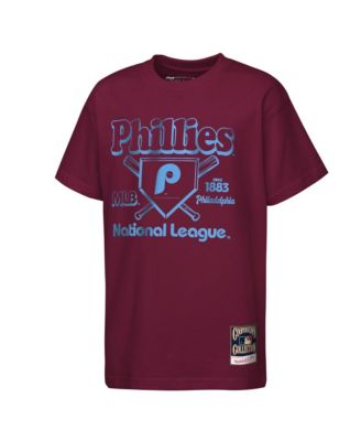Men's and Women's Burgundy Philadelphia Phillies The Ava T-Shirt