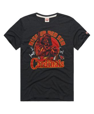 Men's and Women's Charcoal Arizona Cardinals Star Wars x NFL Tri-Blend T-Shirt