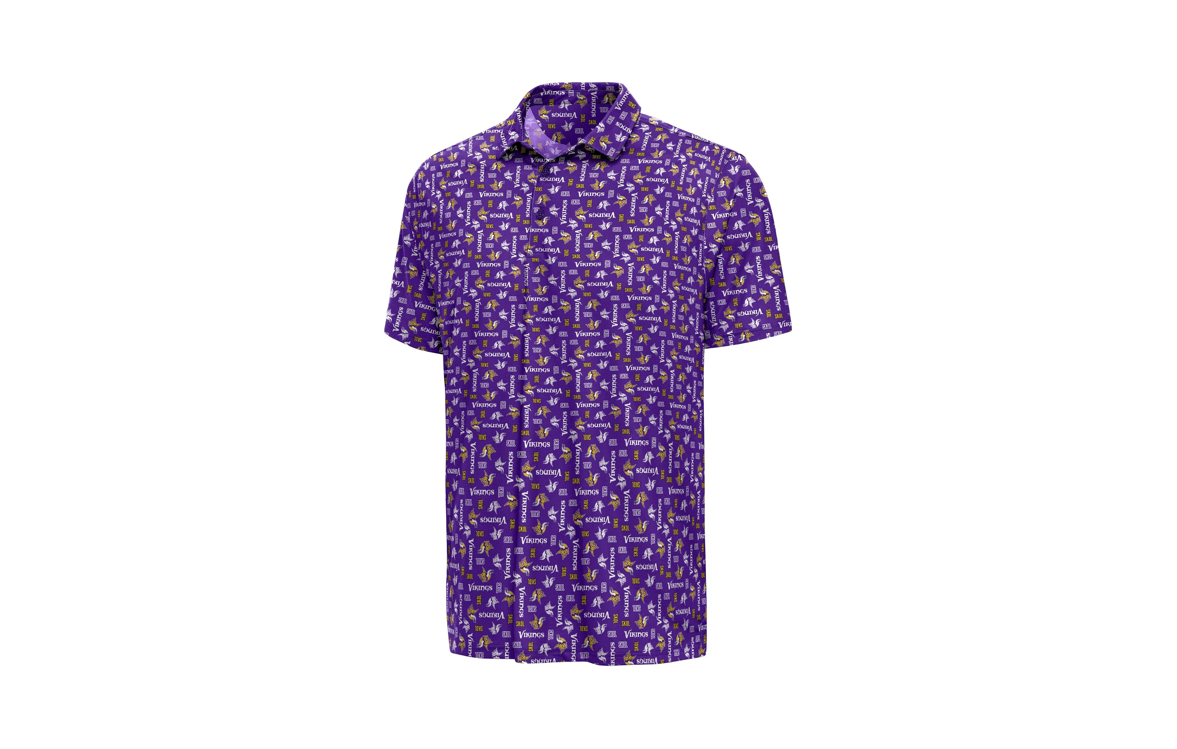 Men's Antigua Purple Minnesota Vikings Season Tickets Polo