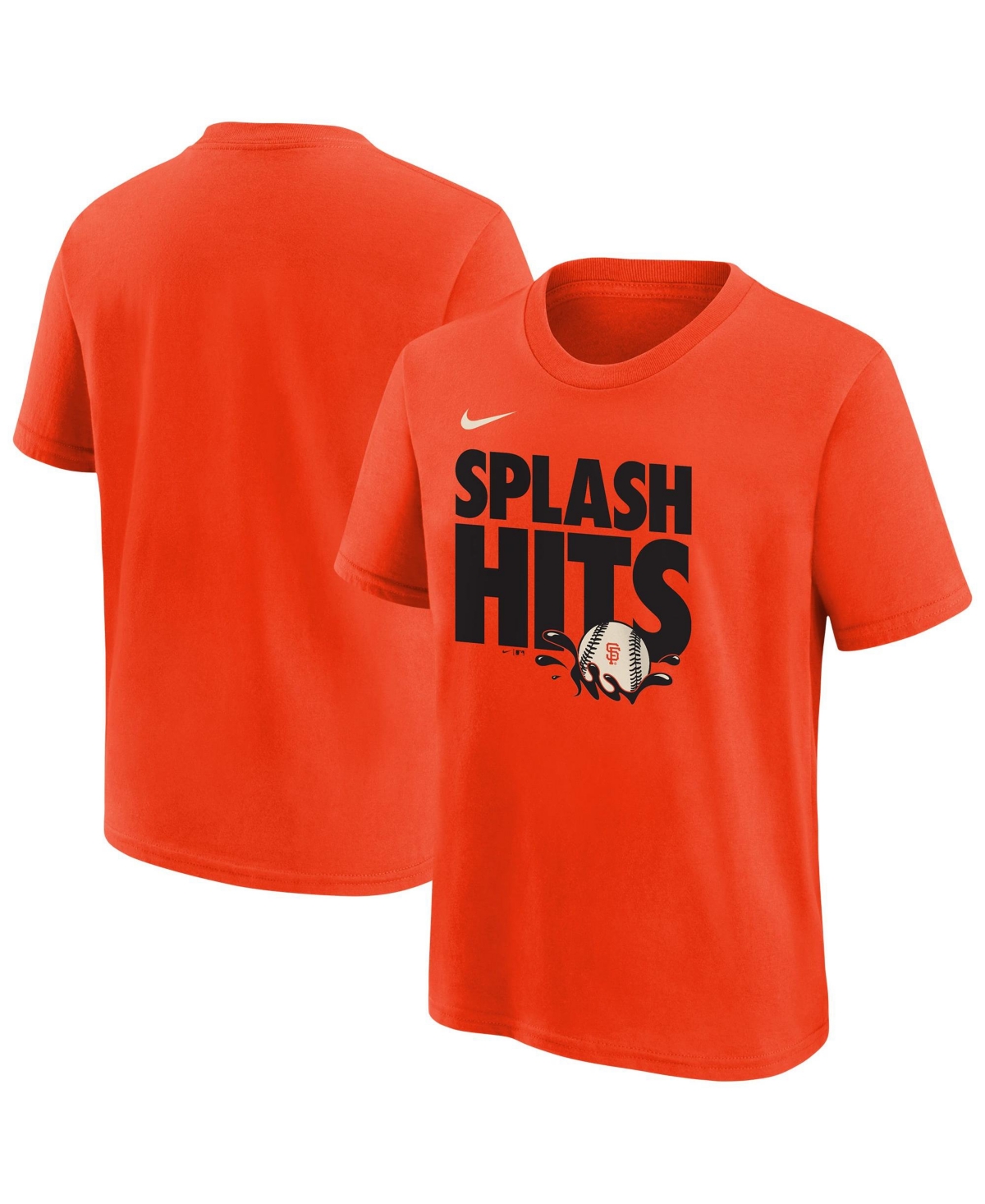 Nike Big Boys' and Girls' Orange San Francisco Giants Hometown Collection T-Shirt
