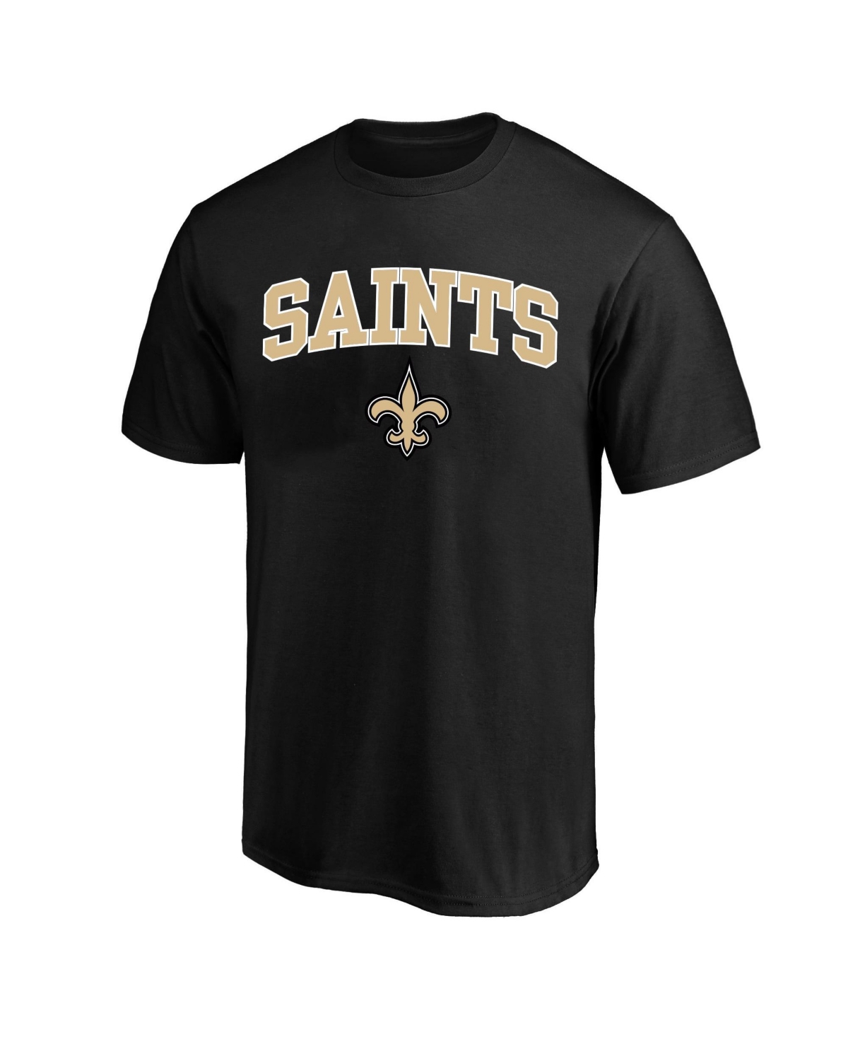 Men's Fanatics Black New Orleans Saints Big & Tall Arch Logo T-Shirt - Black