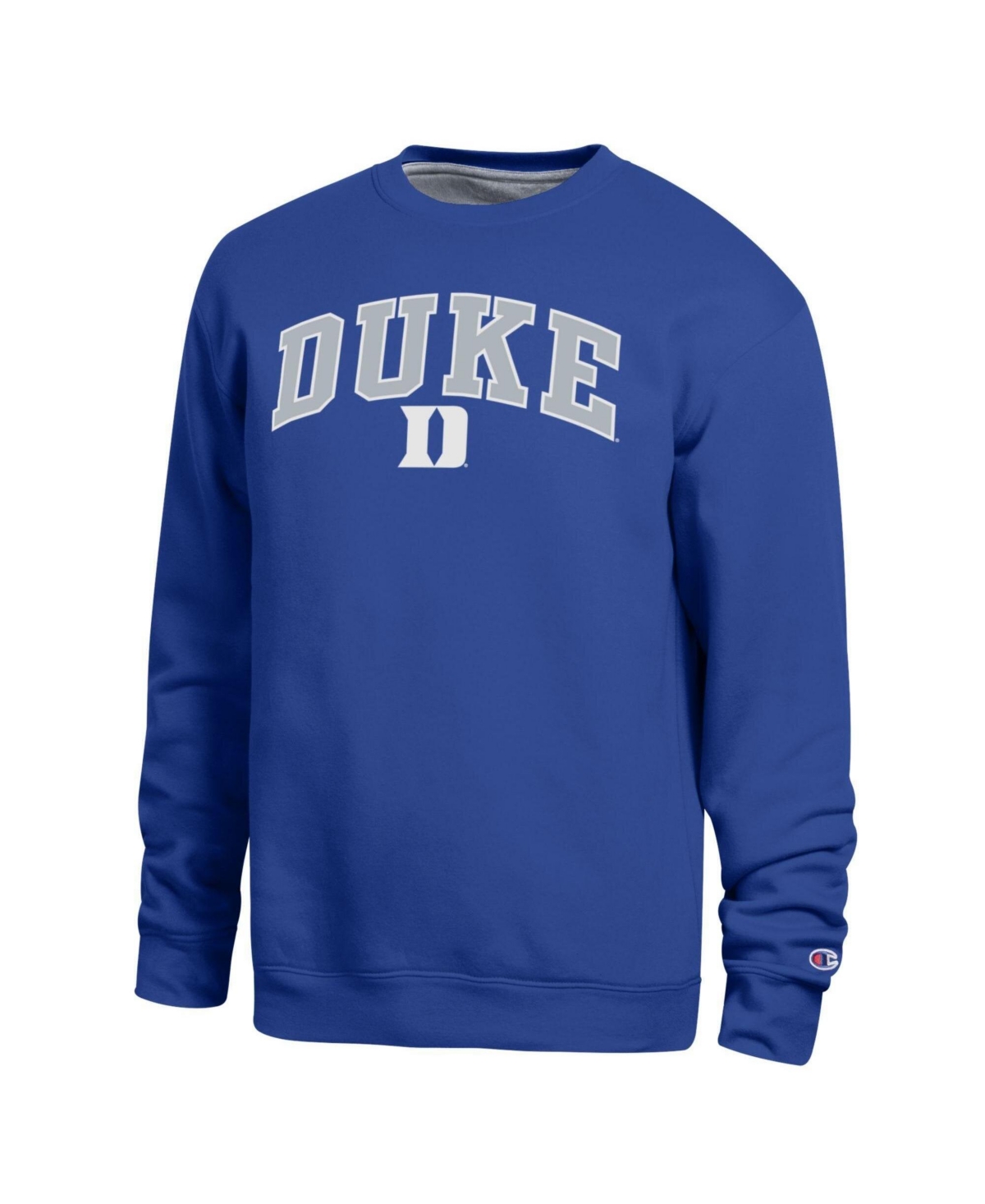 Men's Champion Royal Duke Blue Devils Arch Sweatshirt - Royal