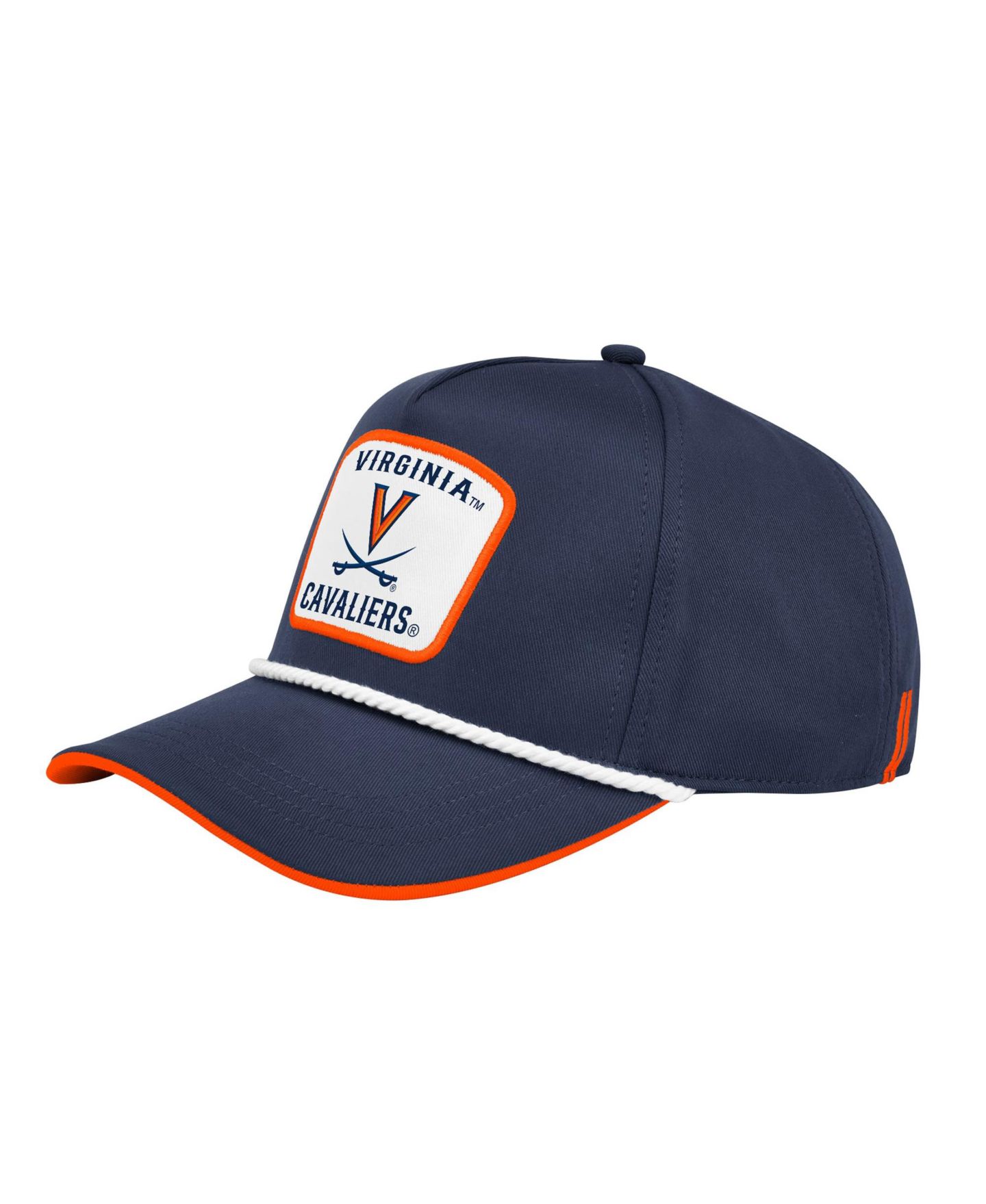 Мужская кепка Colosseum Navy Virginia Cavaliers Hits the Road Podium Adjustable Hat — фото 1