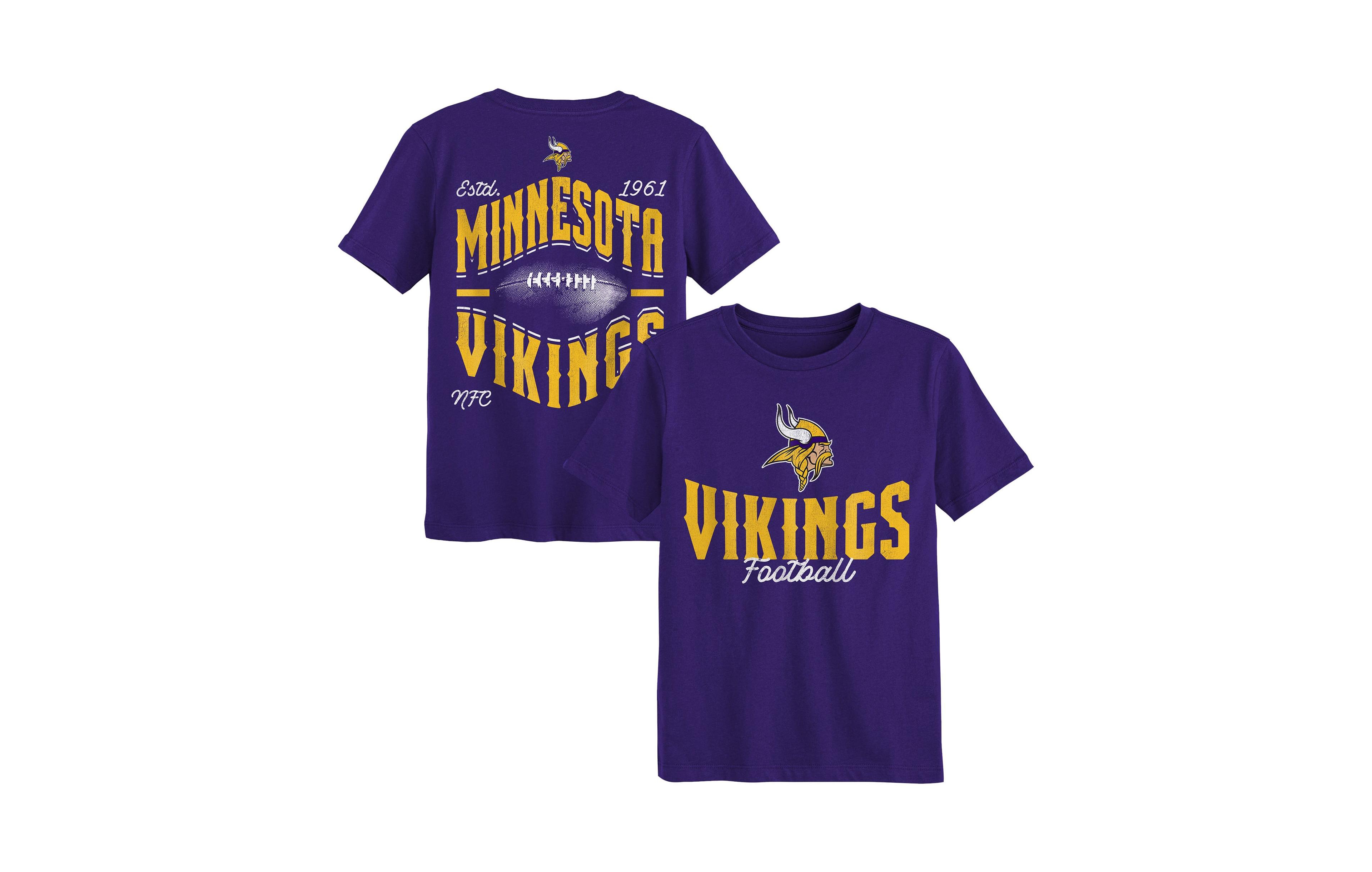 Outerstuff Toddler Purple Minnesota Vikings T-shirts Pick T-Shirt