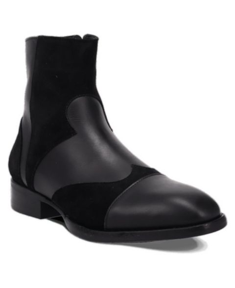 Мужские ботинки Dingo Barnsley Suede and Leather Ankle, цвет: Чёрный