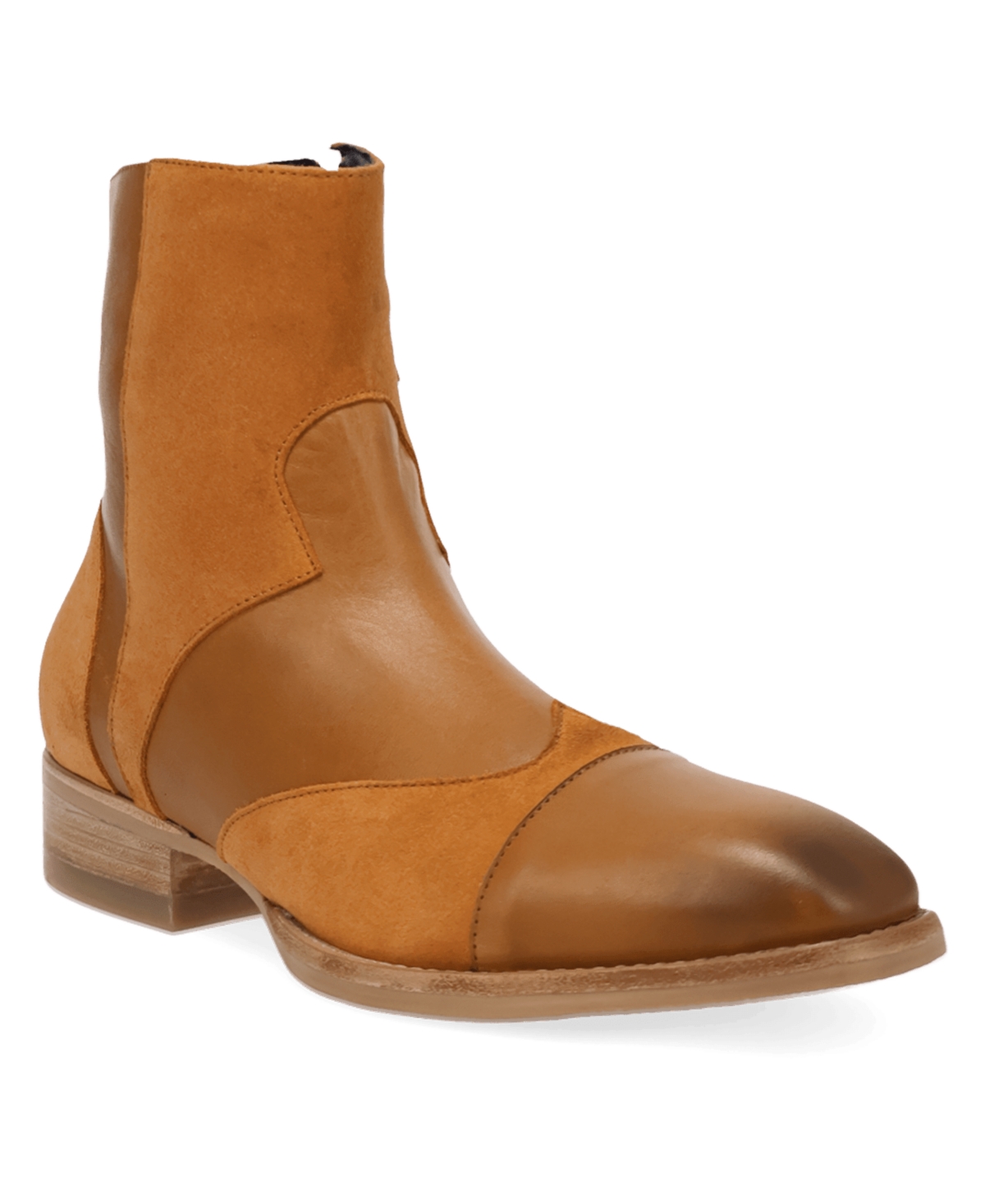 Dingo Men's Barnsley Suede and Leather Ankle Boots - Tan
