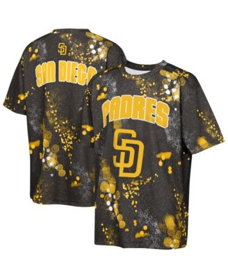 Big Boys and Girls Brown San Diego Padres Y2 Tech Stadium Lights T-Shirt