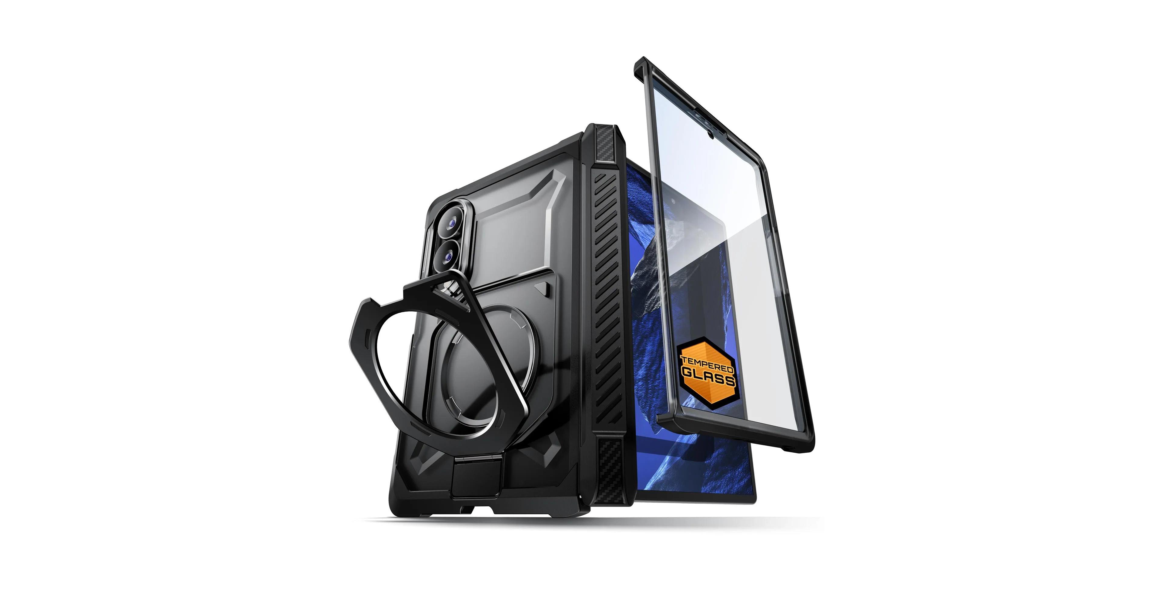 Supcase Ub Grip MagSafe Fixed-Stand Tempered-Glass Screen Protector Case for Samsung Galaxy Z Fold 8