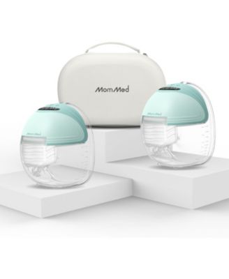 S21 Double Wearable Breast Pump with Carrying Case - Hands-Free, Leak-Proof and Lightweight - 3 Modes, 12 Levels - Portable