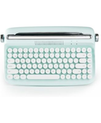 ACTTO B303 Bluetooth Typewriter Keyboard with Integrated Tablet Stand [Compatible]