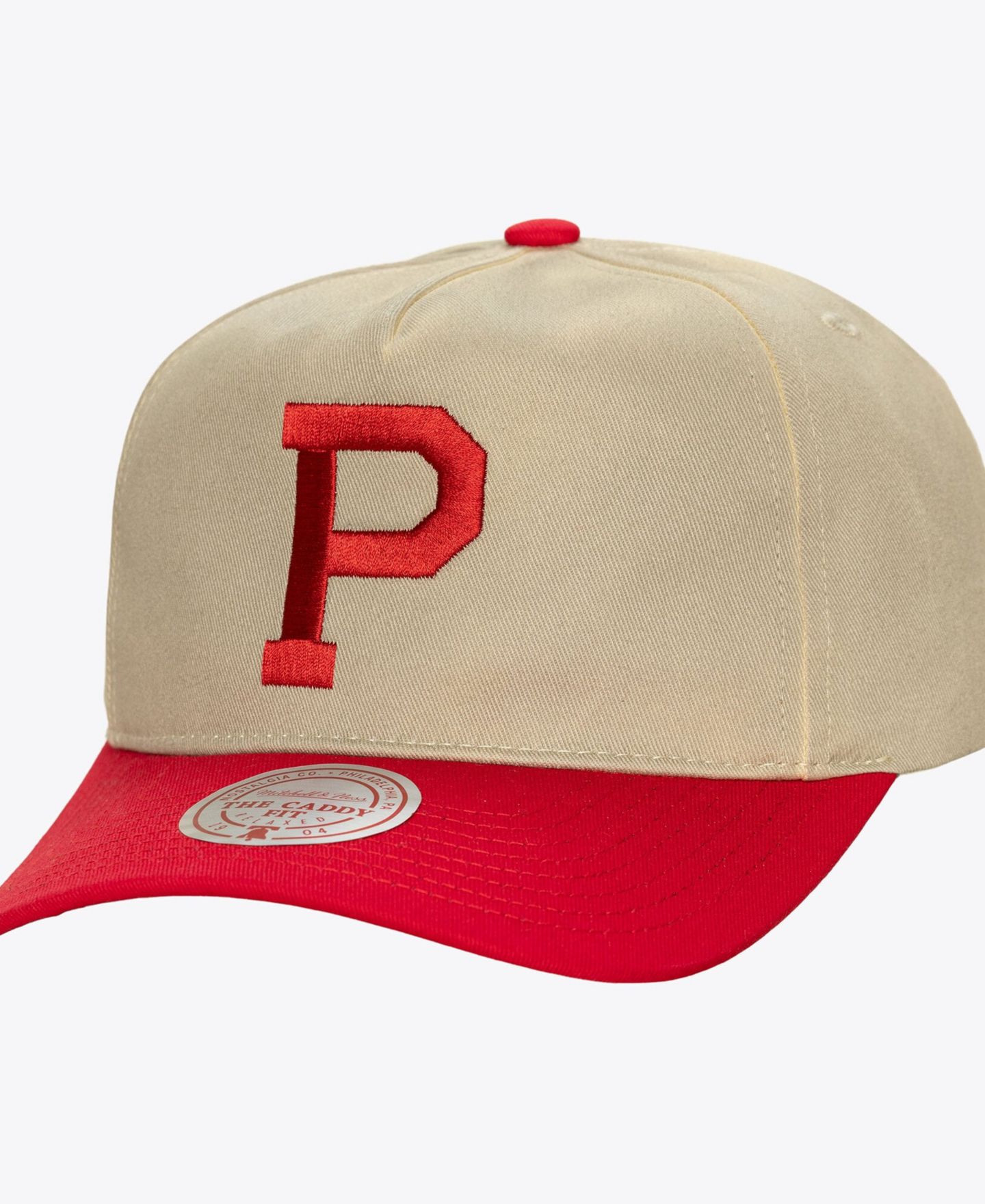 Мужская кепка Mitchell & Ness Cream Philadelphia Phillies Retro Roots Deadstock Cooperstown Snapback Hat — фото 1