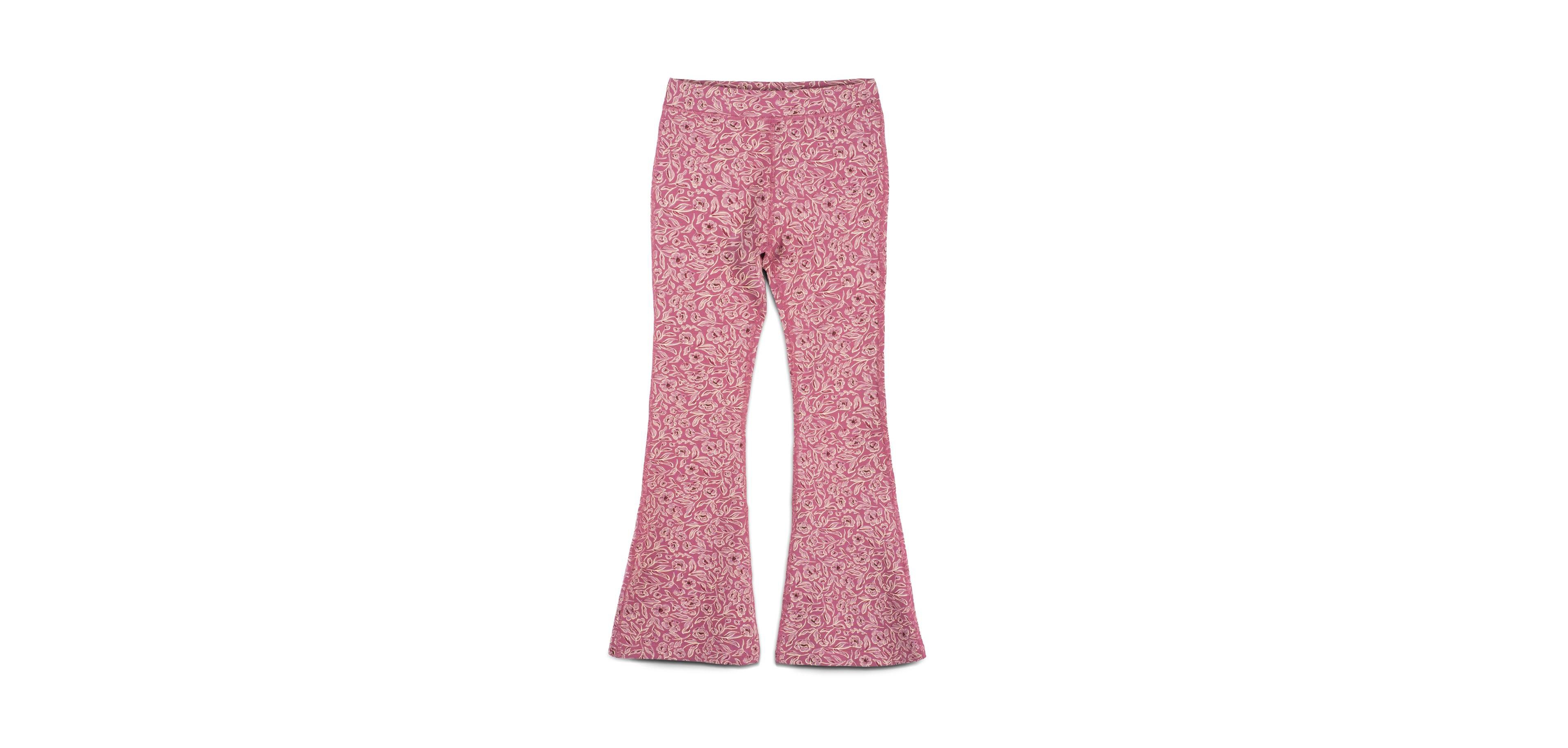 Mightly Toddler Girls' 2T-5T Whimsy Cotton-Blend Flare Leggings