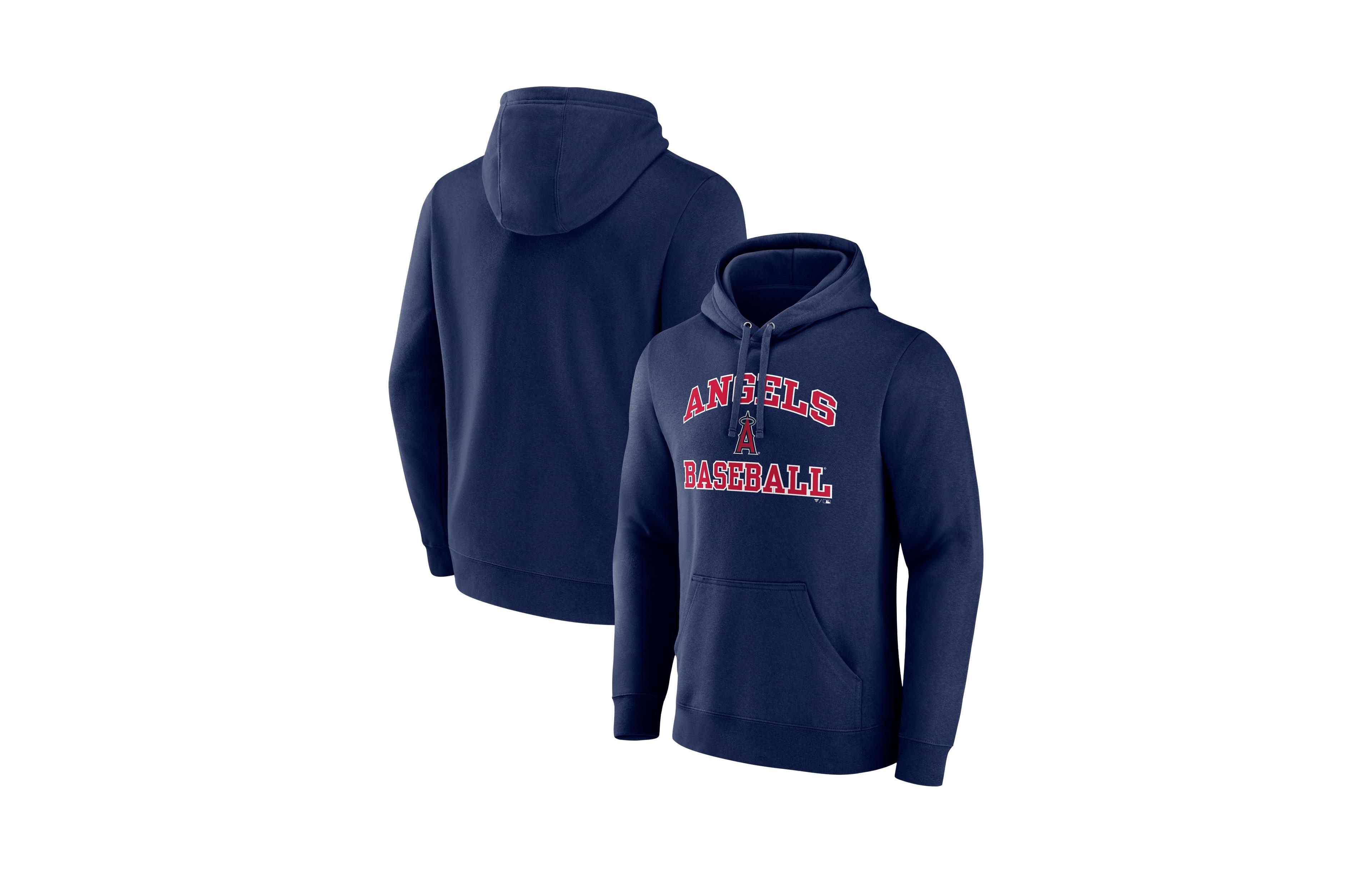 Logo Athletic Men's Navy Los Angeles Angels Heart Soul Hoodie