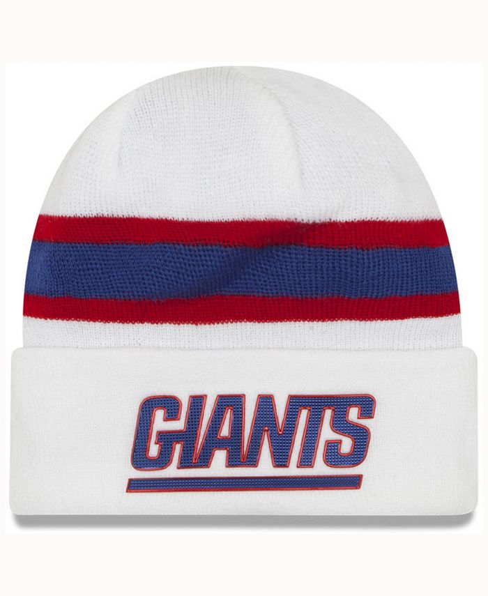 New Era New York Giants On-Field Color Rush Pom Knit - Macy's