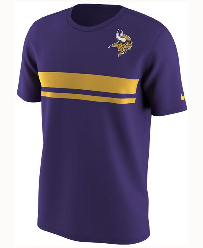 Nike Men's Minnesota Vikings Color Rush Stripe T-Shirt & Reviews ...