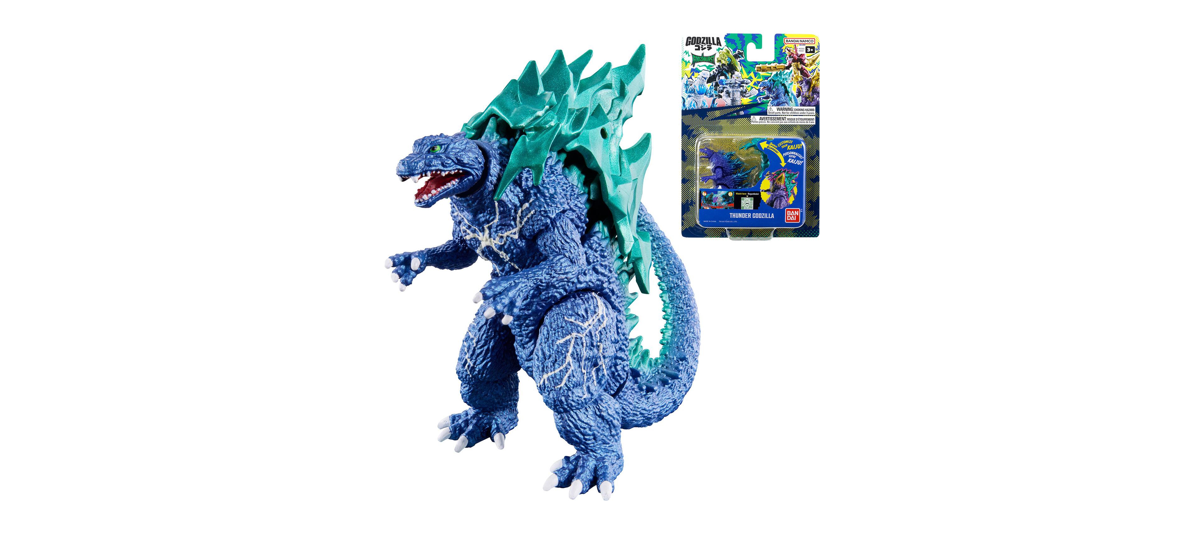 Bandai Godzilla Godziburst Thunder Godzilla Action Figure, Ages 4+