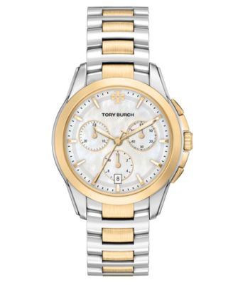 Women's Quartz Chronograph Miller Two-Tone Stainless Steel Bracelet Watch 38mm