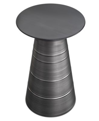 Sheridan 18" Metal Round Conical Accent Table