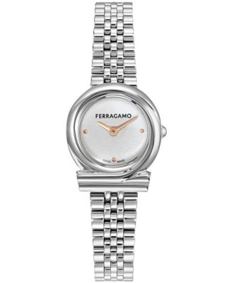 Women's Silver Stainless Steel Bracelet Watch, 23mm