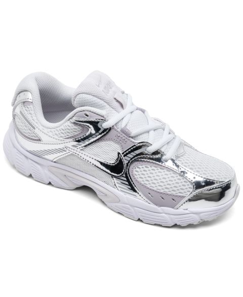 Кроссовки Nike V5 RNR Retro Athletic Sneakers from Finish Line для девочек, цвет: Белый / Серебристый