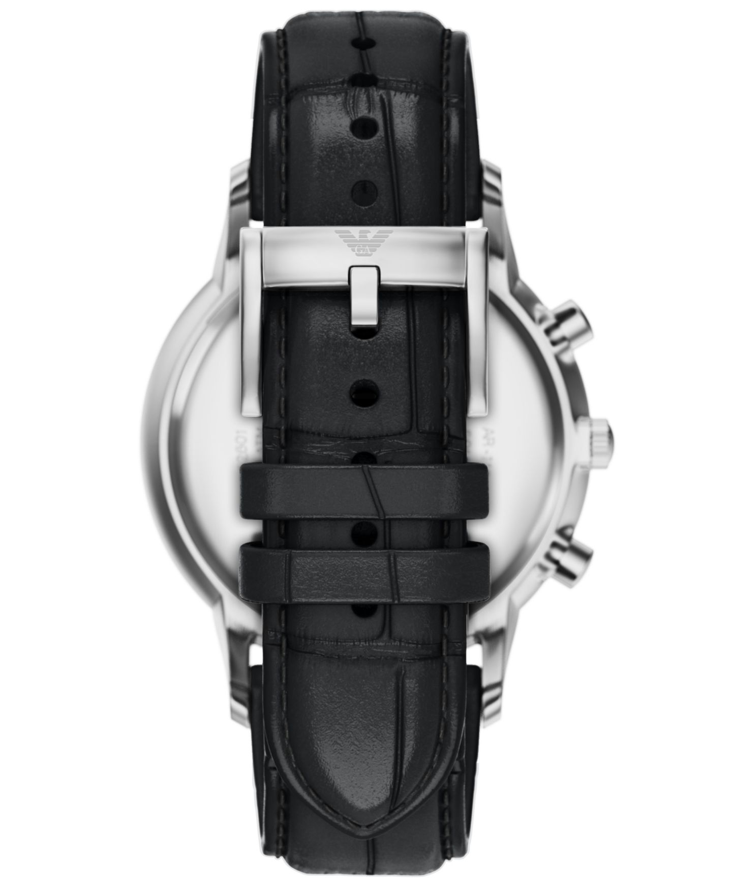 Мужские часы Emporio Armani Archetipo Chronograph Leather 43mm — фото 2