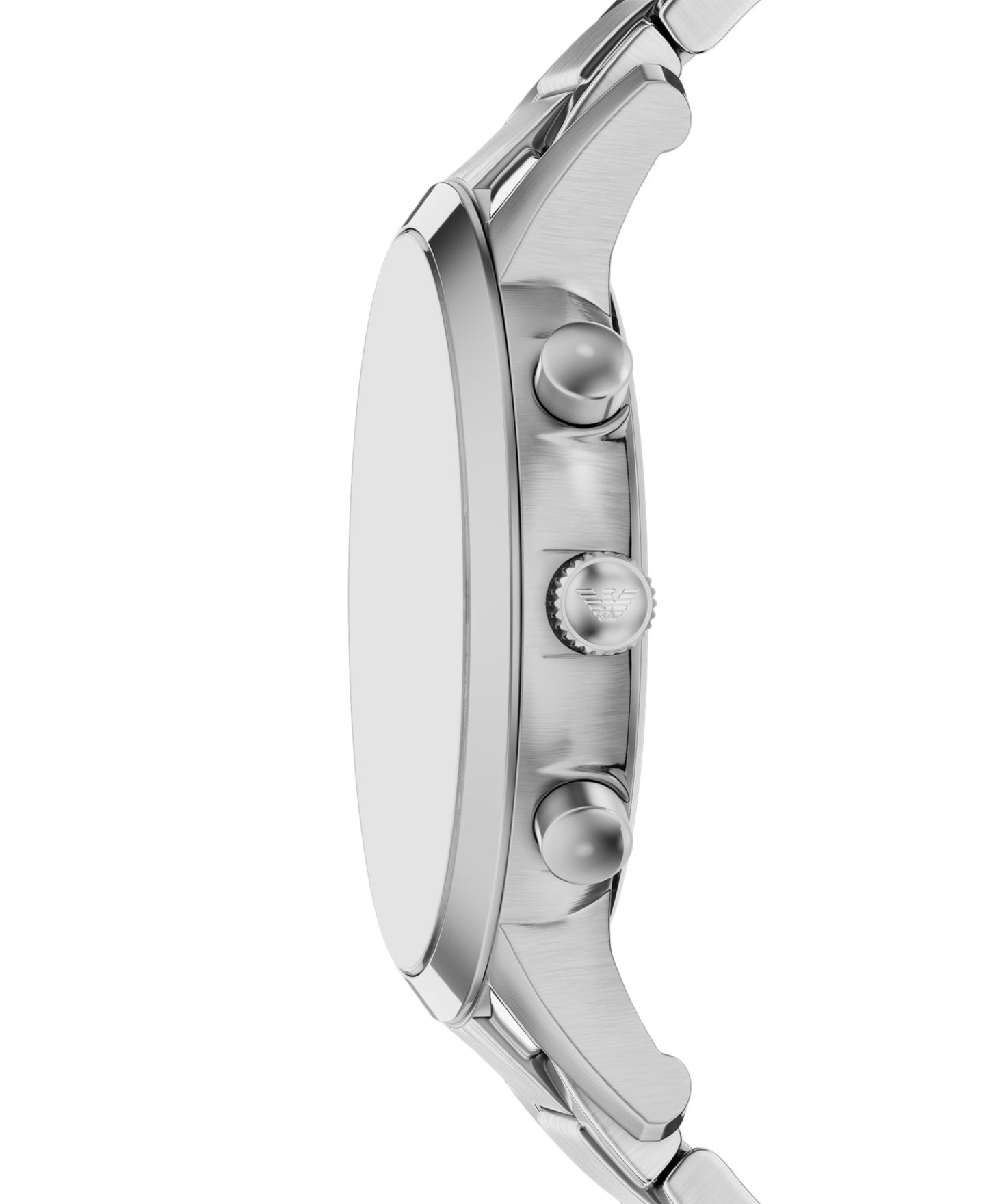 Мужские часы Emporio Armani Quartz Archetipo Chronograph Silver Stainless Steel Bracelet Watch 43mm — фото 7