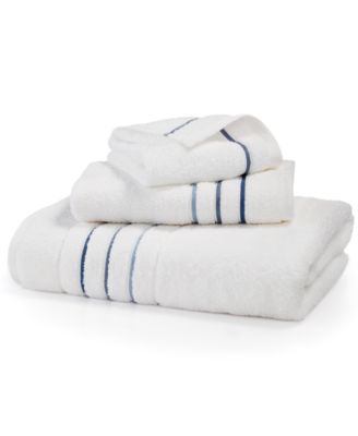 Hotel Collection Ultimate MicroCotton hand towel 16”x30” in BLUE