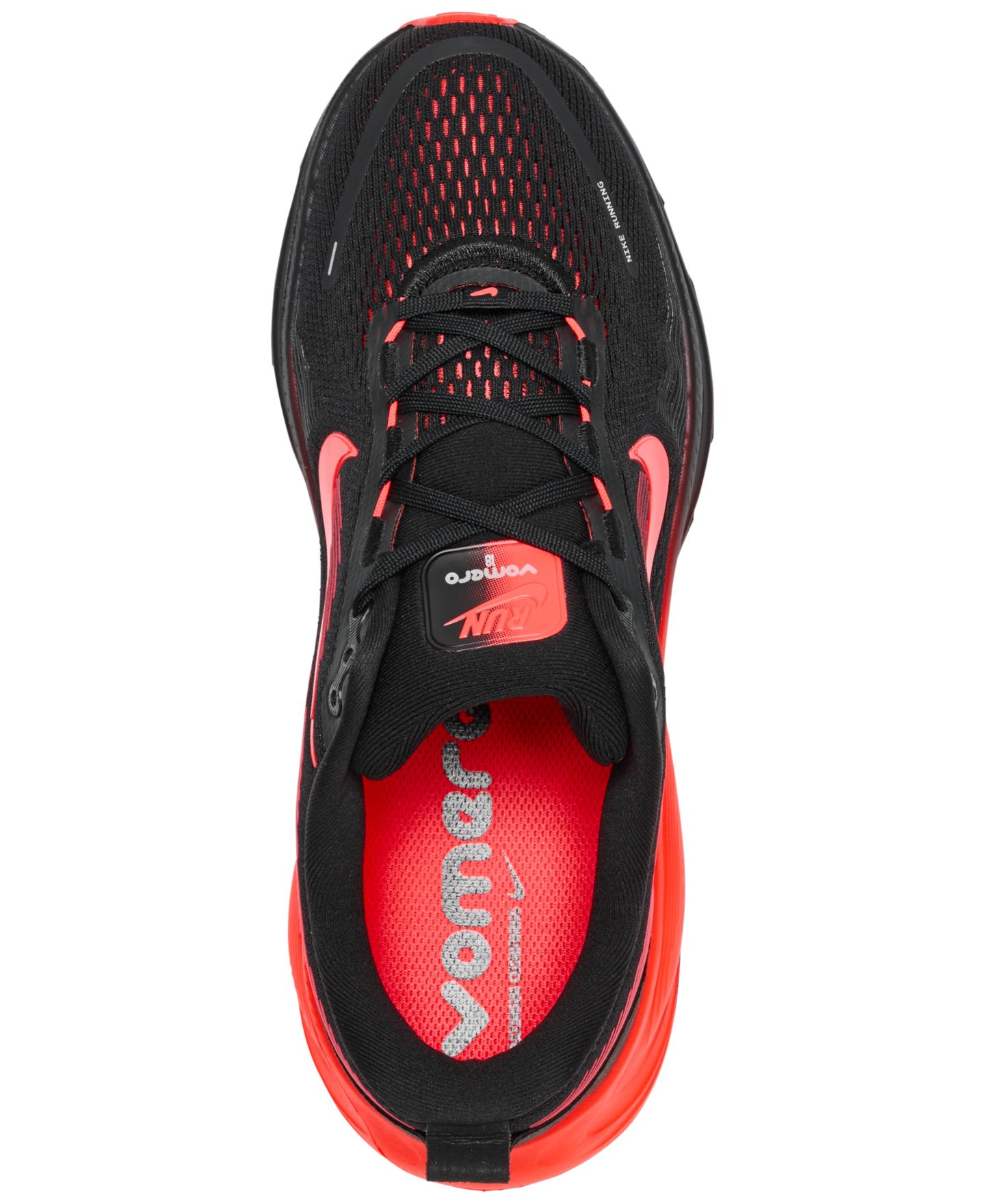 Кроссовки Nike Vomero 18 Running Sneakers from Finish Line для мальчиков, цвет: Чёрный / Малиновый — фото 5