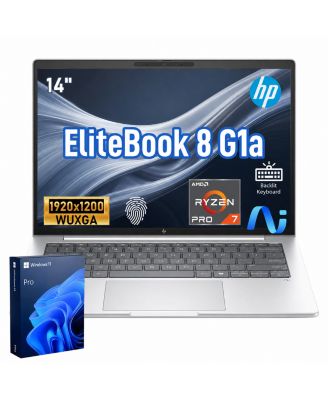 EliteBook 8 G1a 14" AMD Ryzen 7 Pro 250 16GB DDR5 1TB SSD Laptop