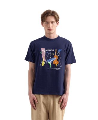 Men's Cassette Graphic Relaxed-Fit T-Shirt