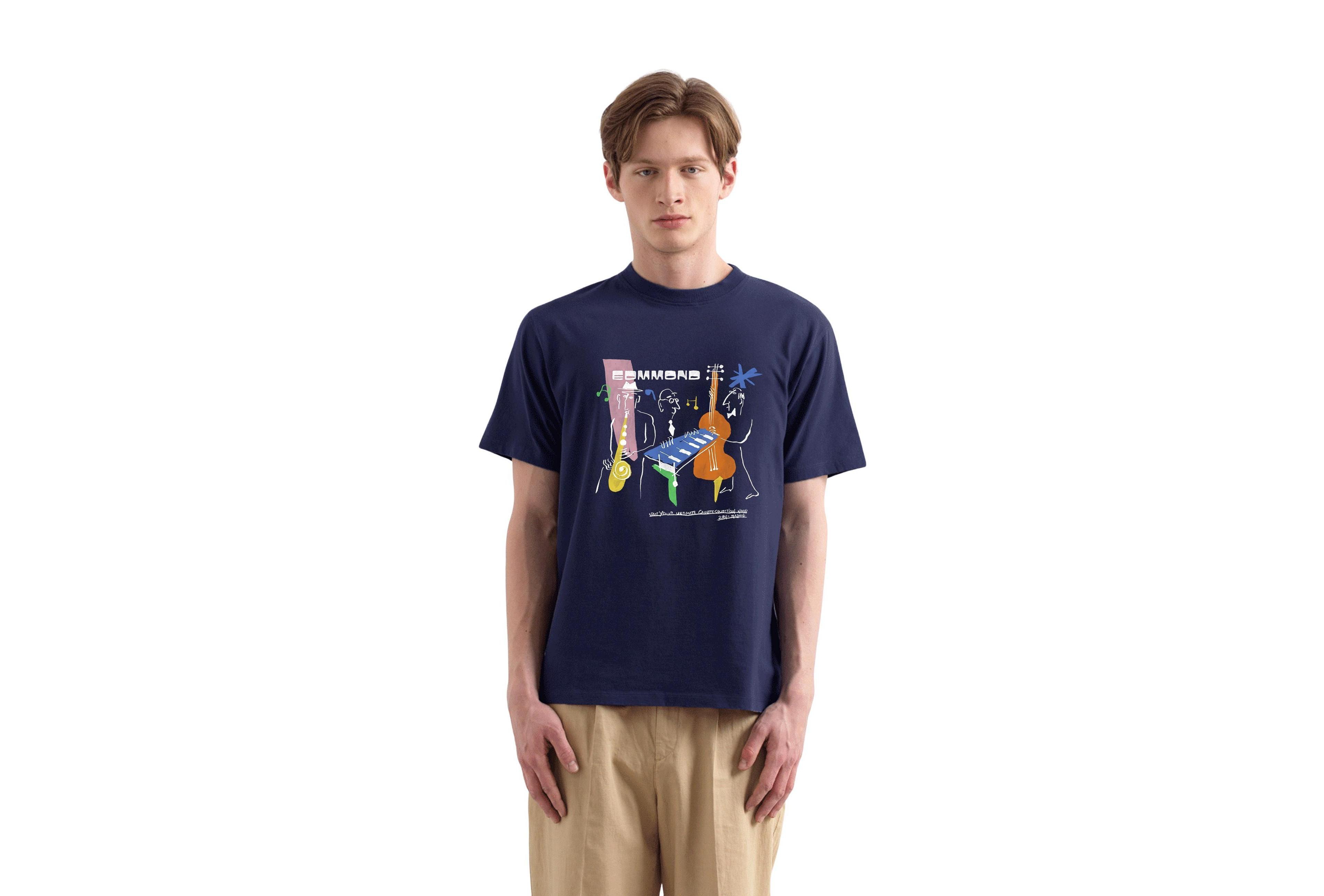 Edmmond Studios Men's Cassette Graphic Relaxed-Fit T-Shirt