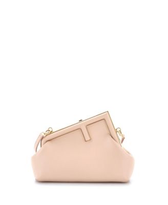 Small Leather Crossbody First Clutch