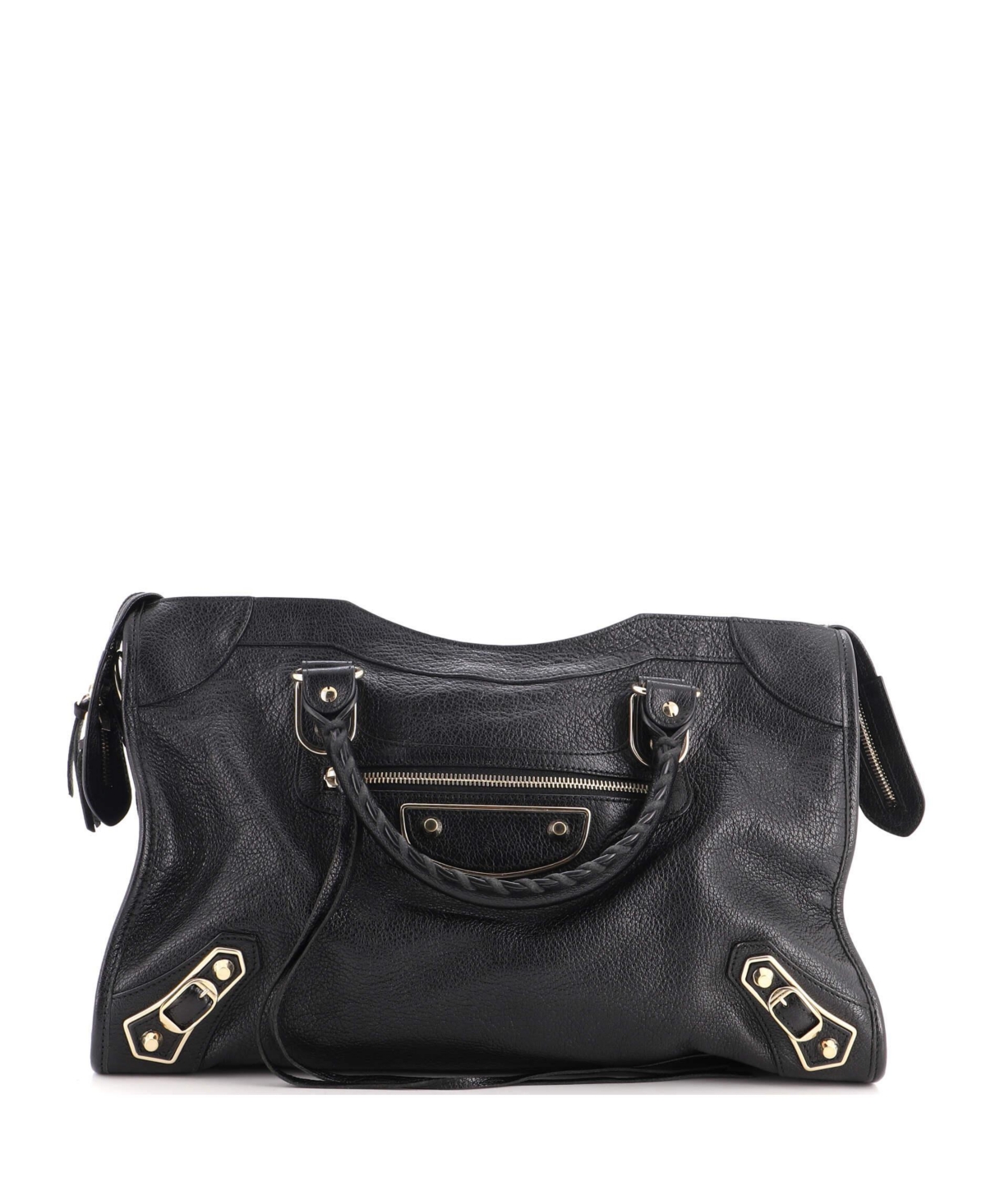 Pre-Owned Balenciaga City Leather Metallic Edge Shoulder Bag