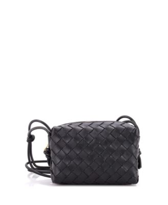 Mini Loop Crossbody Bag Intrecciato Nappa