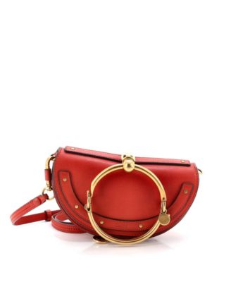 Nile Mini Leather Crossbody Bag