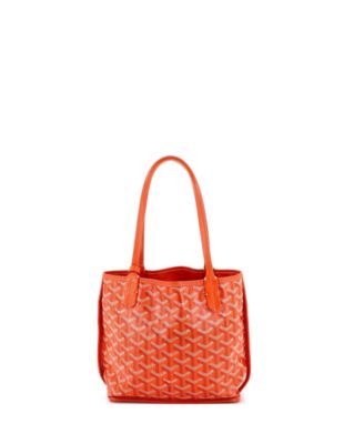 Mini Anjou Reversible Tote Coated Canvas