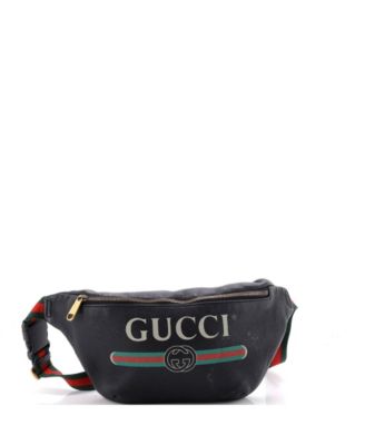 Logo Leather Belt Bag