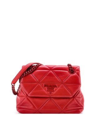 Small Spectrum Flap Bag Quilted Nappa Leather