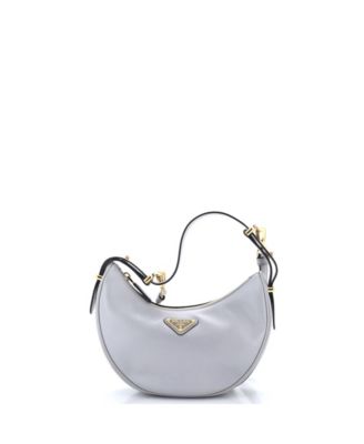 Small Arque Half Moon Hobo Leather