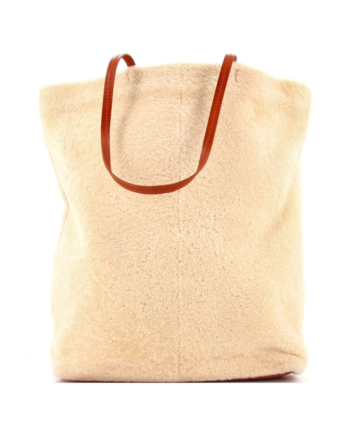 Pre-Owned Saint Laurent North South Tote Shearling