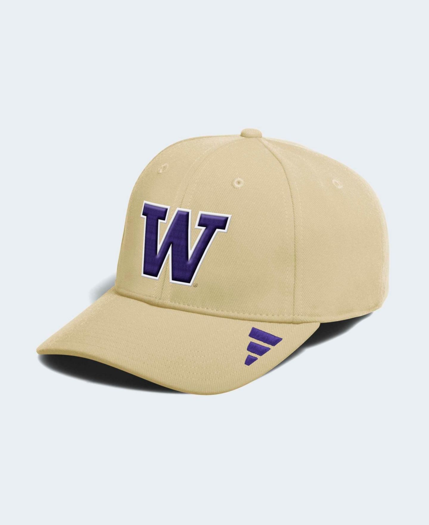 Мужская кепка adidas Gold Washington Huskies 2026 Sideline Flex Hat — фото 1