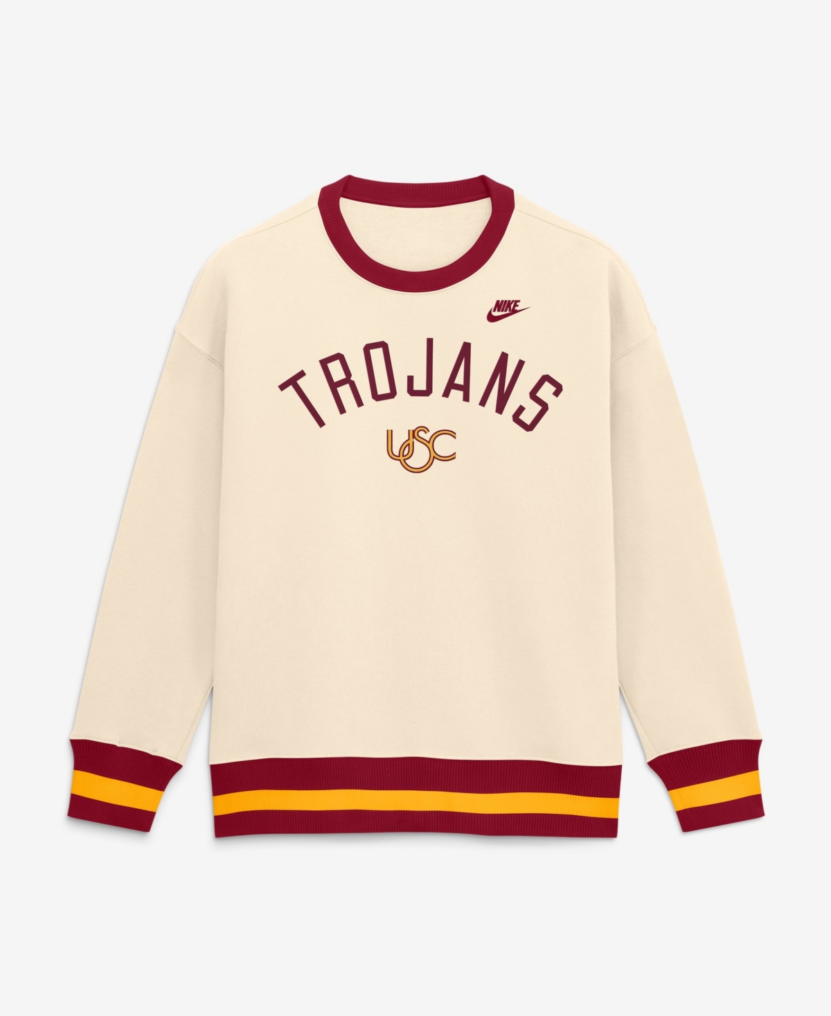 Nike Women's Usc Trojans Legacy Arch Phoenix Oversized Sweatshirt