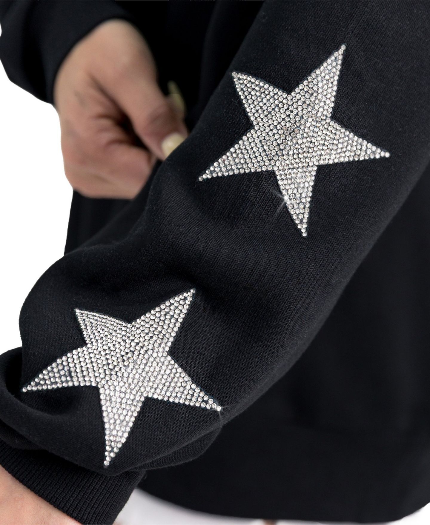 Женская толстовка Gameday Couture Black Kansas City Chiefs Velocity Relaxed Rhinestone Pullover — фото 4
