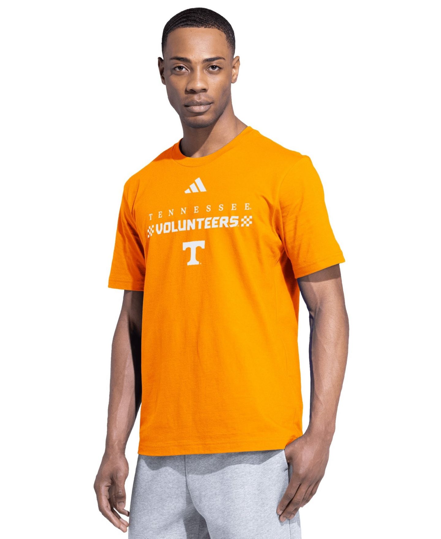 Мужская футболка adidas Tennessee Orange Tennessee Volunteers Icon Fresh — фото 2