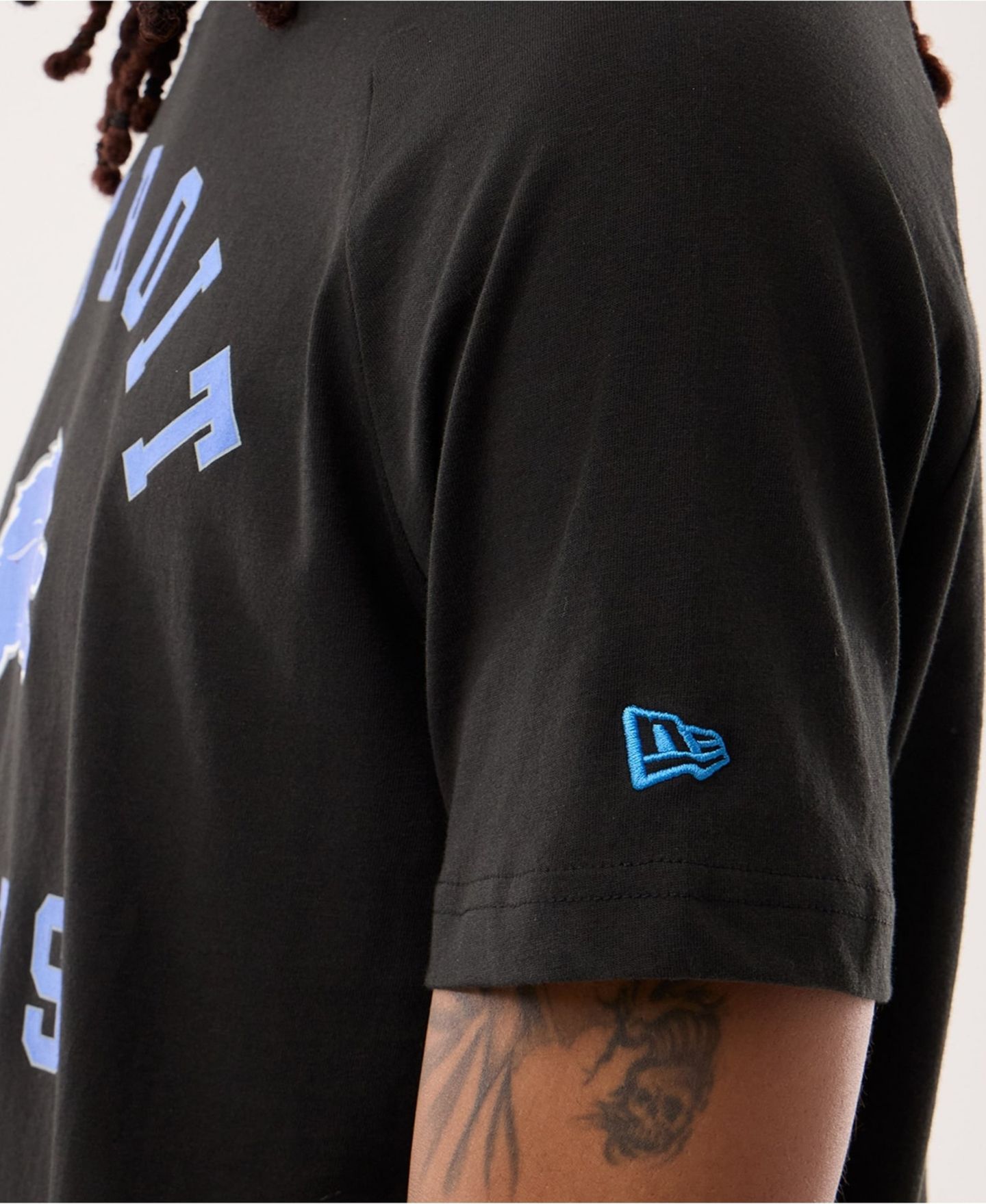 Мужская футболка New Era Black Detroit Lions Functional Fandom — фото 5