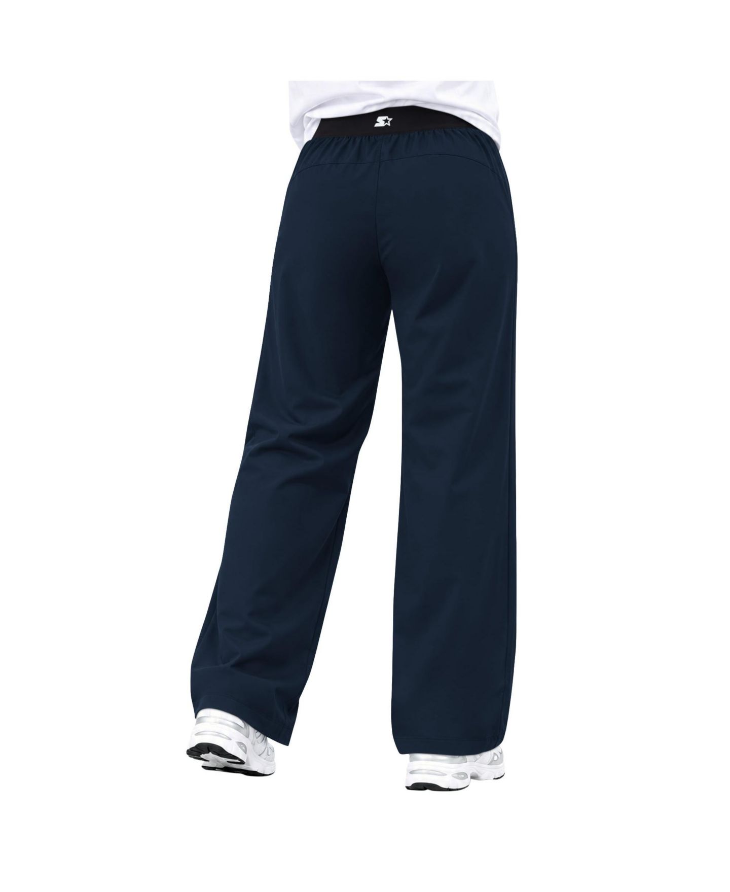 Женские брюки Starter Navy New England Patriots Athleisure Wide-Leg — фото 3