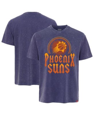 Men's and Women's&nbsp;Sportiqe Purple Phoenix Suns Distressed Rock Roll Collection Angus Premium Mineral Wash T-Shirt