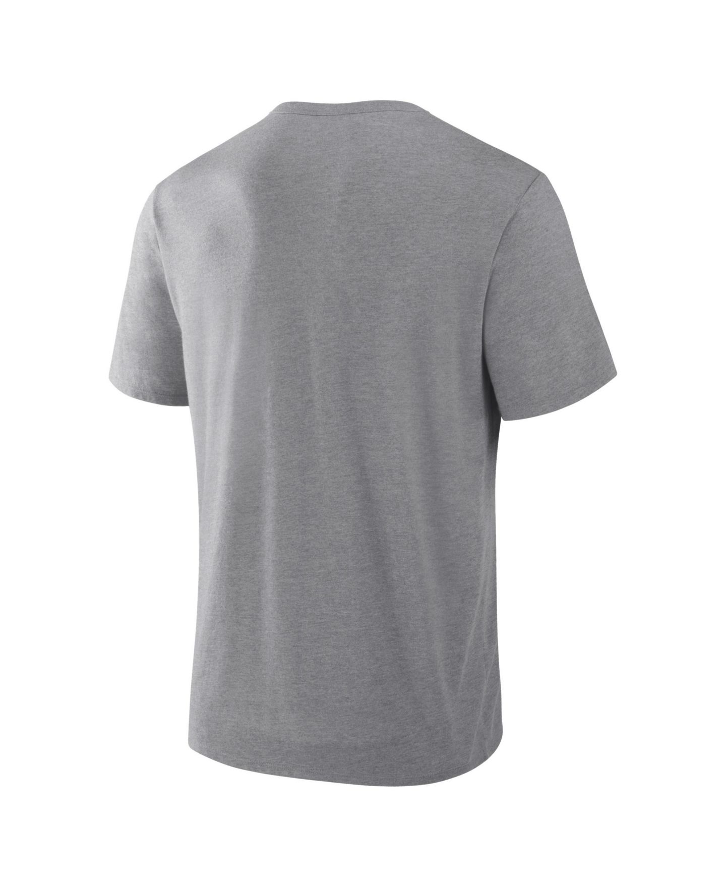 Мужская футболка Fanatics Heather Gray Toronto Blue Jays Play Tribute Tri-Blend — фото 3