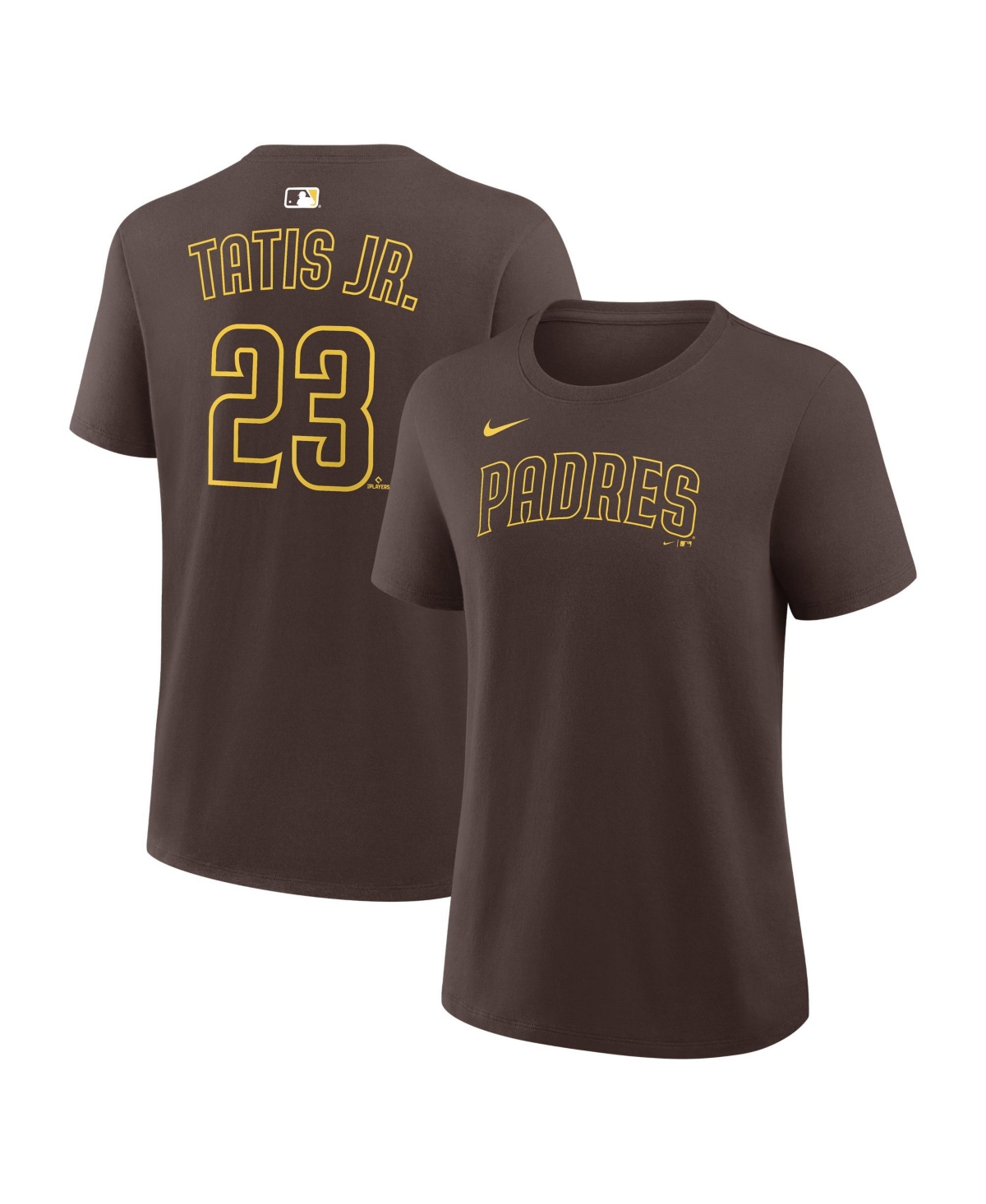 Nike Women's San Diego Padres Fernando Tatis Jr. Name & Number T-Shirt